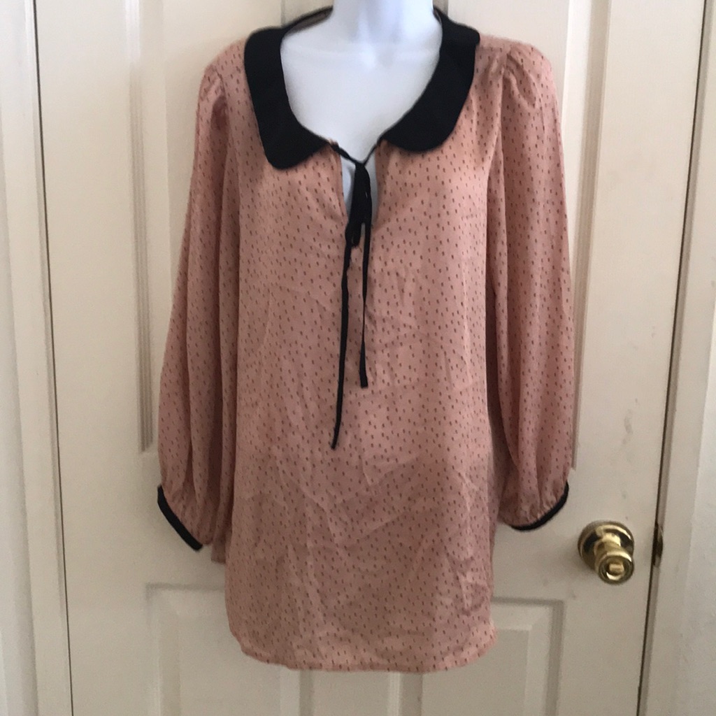 Loft Xl Polka Dot Blouse